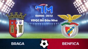 Soi kèo Braga vs Benfica hôm nay 29/12 | Vòng 16 VĐQG Bồ Đào Nha 3 Soi kèo Braga vs Benfica