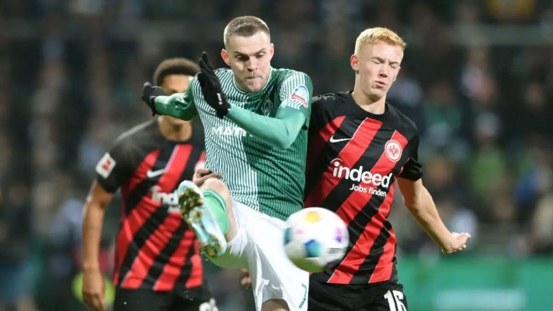 Bremen khó tạo ra bất ngờ trước Frankfurt