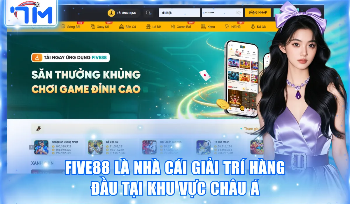 Five88: Góc Nhìn Khách Quan Về Nhà Cái Đạt Chuẩn Quốc Tế 1 Five88 là nhà cái giải trí hàng đầu tại khu vực châu Á